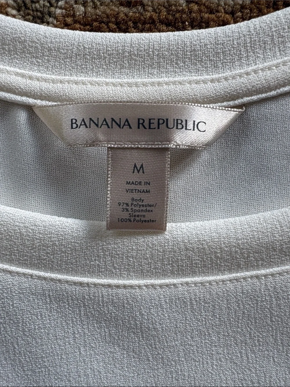 Banana Republic Cream Puff-Sleeve Knit Top
